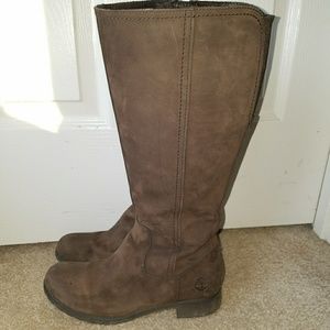 Timberland Brown Nubuck Boots Size 8.5